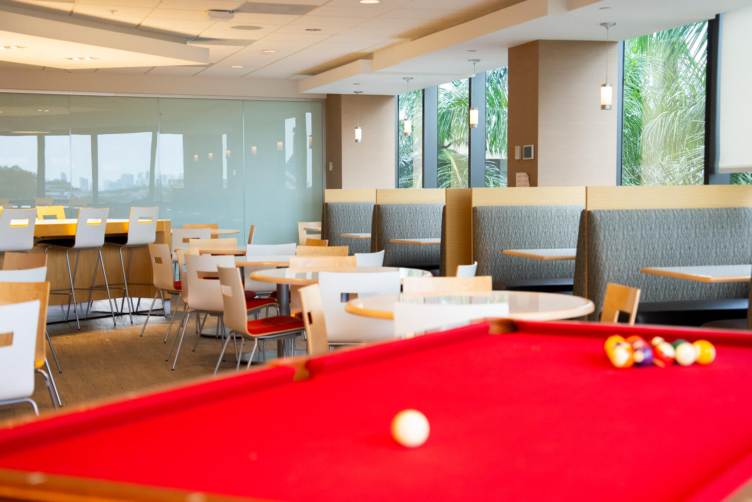 Photo of the kitchen area