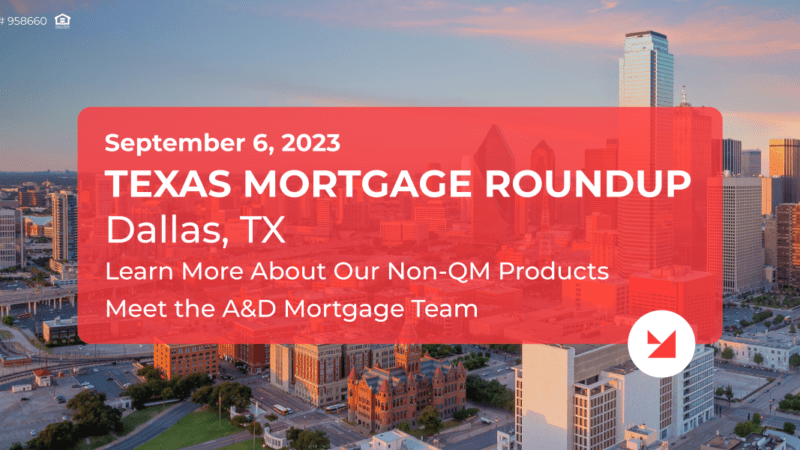 Texas Mortgage Roundup 2023 – Dallas