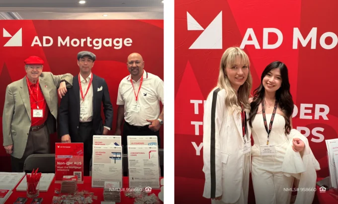 Mortgage Professionals at the AD Mortgage booth