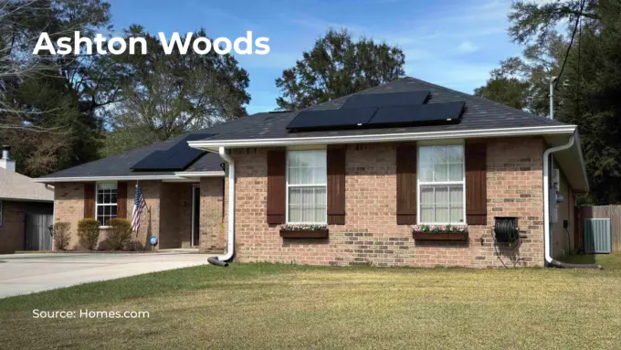 A house in Ashton Woods, Milton, Florida