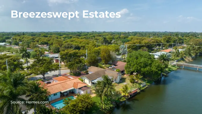 Photo of the Breezeswept Estates neighborhood in North Miami