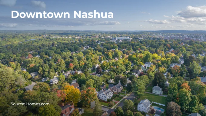 Photo of the Downtown Nashua, new Hampshire