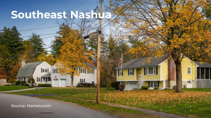 Photo of the Southeast Nashua neighborhood in New Hampshire