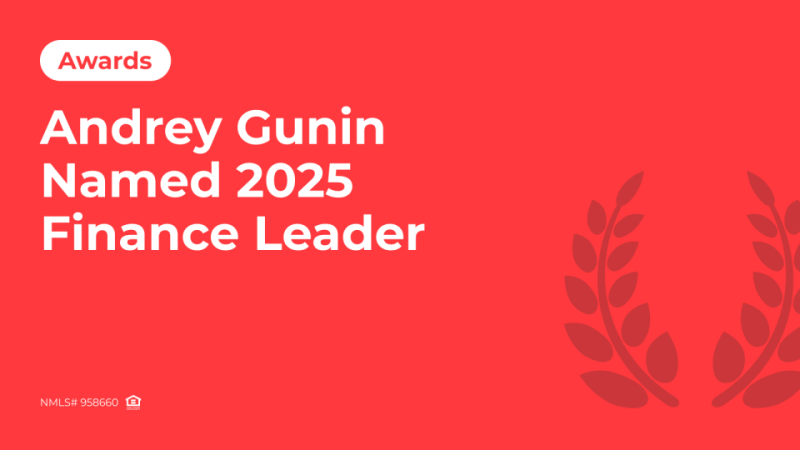 HousingWire Names A&D’s Andrey Gunin 2025 Finance Leader