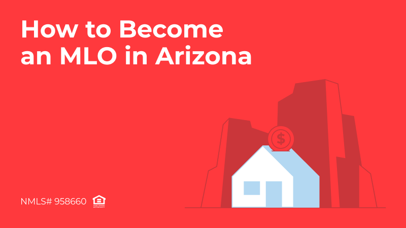 Blog cover announcing AD Mortgage's article on How to Become a Mortgage Loan Officer in Arizona in 2026