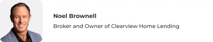Photo of Noel Brownell, Broker and Owner of Clearview Home Lending