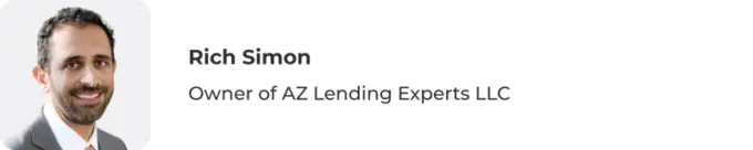 Photo of Rich Simon, owner of AZ Lending Experts LLC.