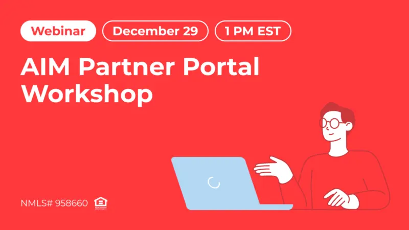 AIM Partner Portal Workshop: December 29, 2026
