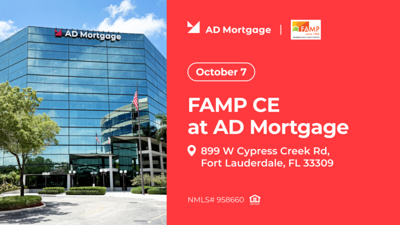 FAMP CE at AD Mortgage