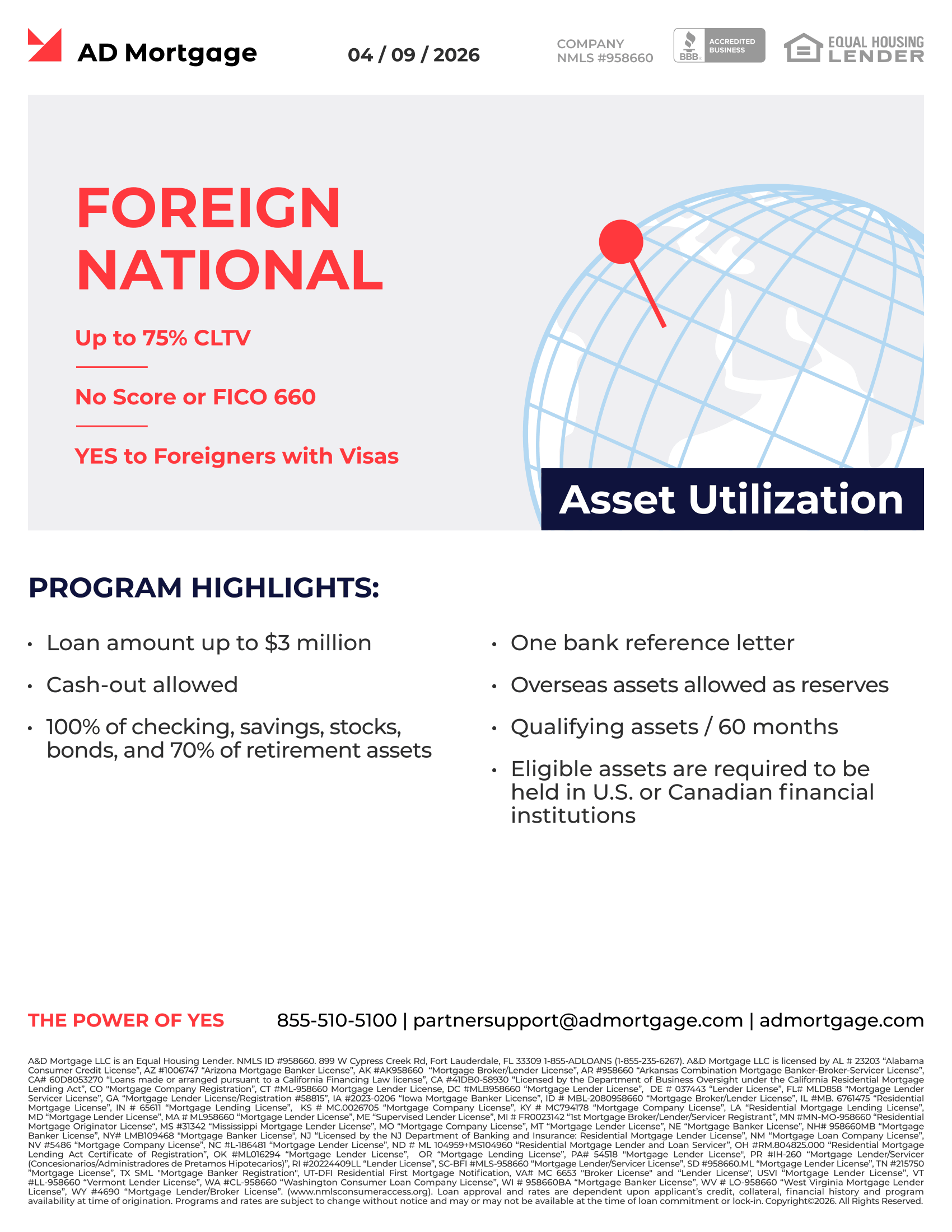 Foreign National Asset Utilization