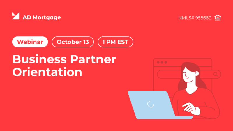 Business Partner Orientation Webinar: October 13, 2026