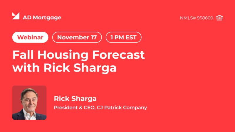 Fall Housing Forecast with Rick Sharga: November 17, 2026