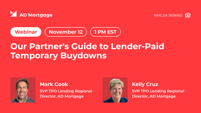Our Partner’s Guide to Lender-Paid Temporary Buydowns
