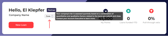 screenshot from advantage partner loyalty program