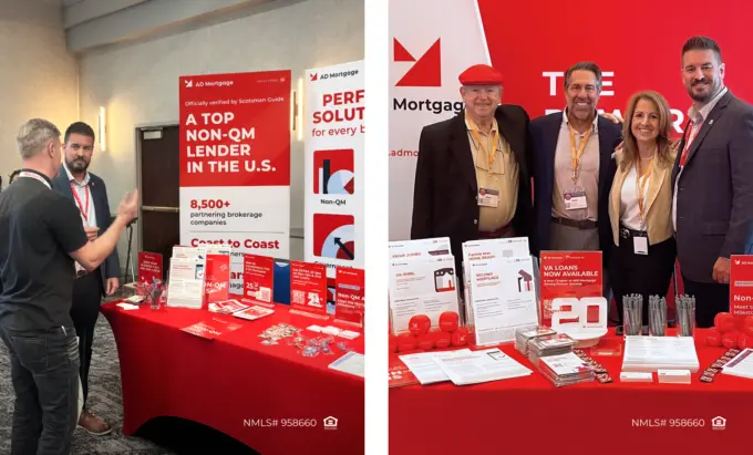 Mortgage professionals at the AD Mortgage Booth