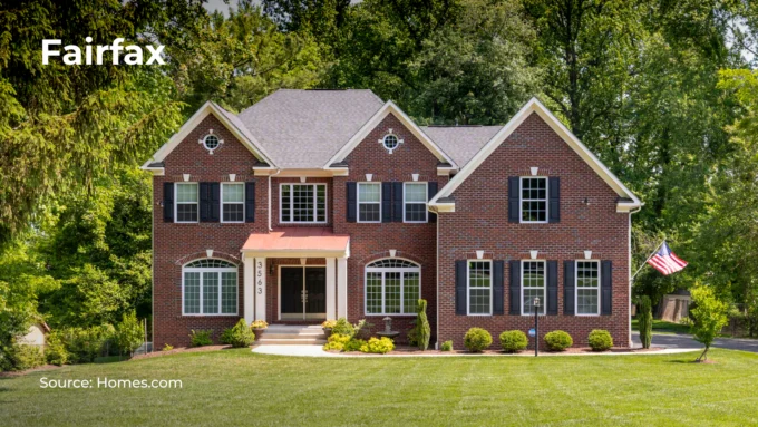 Photo of a house in Fairfax, Virginia