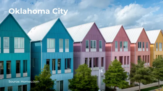 Photo of houses in Oklahoma City