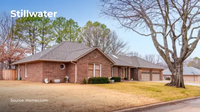 Photo of house in Stillwater, Oklahoma