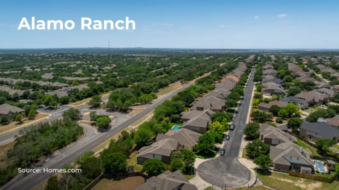 Photo of the Alamo Ranch neighborhood in West San Antonio, Texas