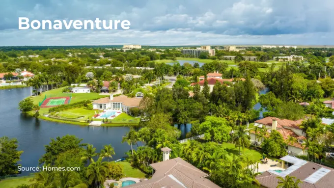 Photo of the Bonaventure neighborhood in Weston, Florida 
