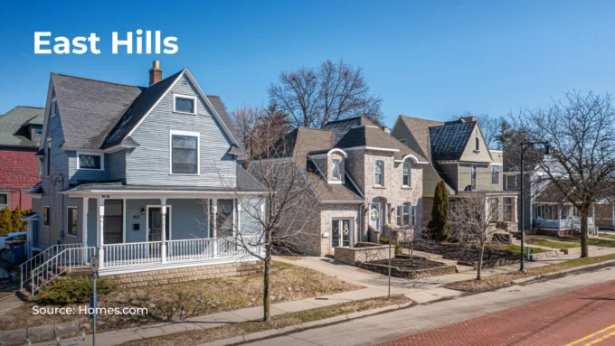 Photo of the East Hills neighborhood in East Grand Rapids