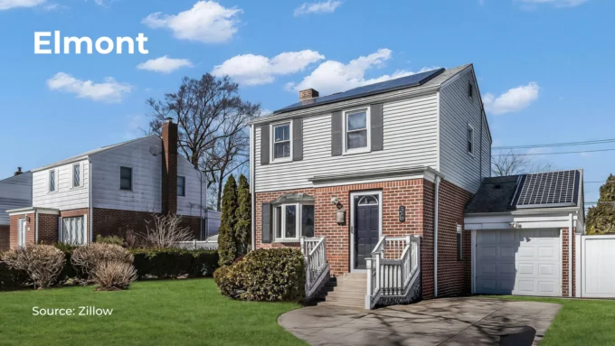 Photo of a house in Elmont, Nassau County