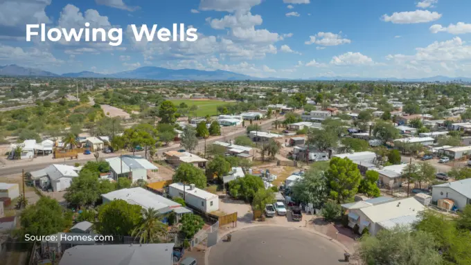 Photo of the Flowing Wells neighborhood in Tucson, Arizona