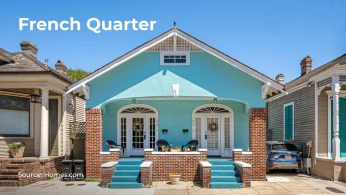 Photo of a house in French Quarter, New Orleans, Louisiana