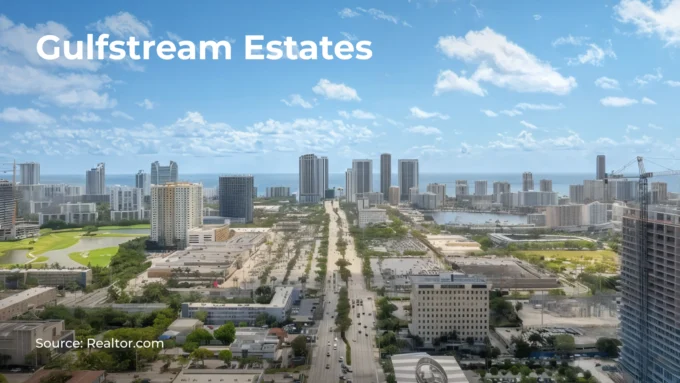 Photo of the Gulfstream Estates neighborhood in Hallandale Beach