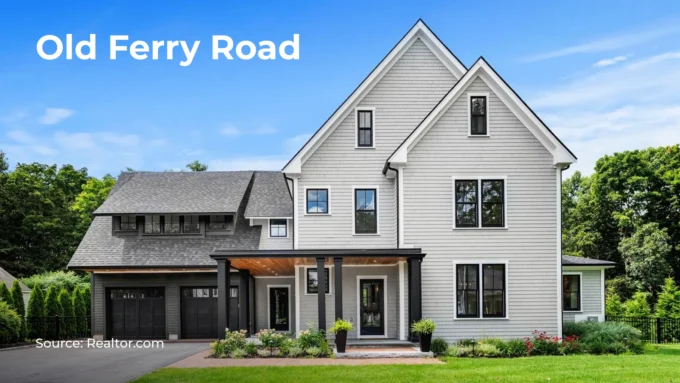 Photo of a house in Old Ferry Road, Newburryport, Massachusetts