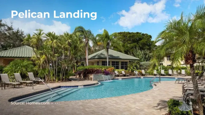 A house in Pelican Landing, Bonita Springs, FL.