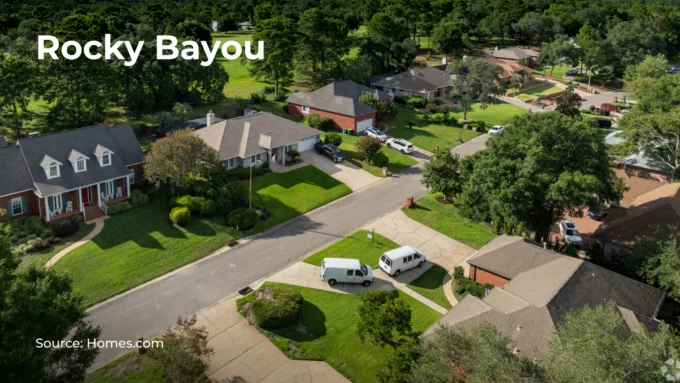 Photo of the Rocky Bayou neighborhood in Niceville, Florida