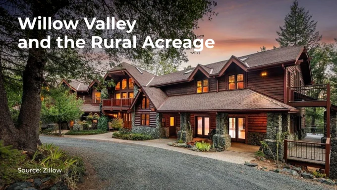 Photo of the house in Willow Valley and the Rural Acreage