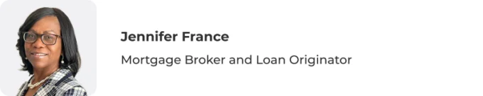 Jennifer France, Mortgage Broker and Loan Originator, NMLS #223687