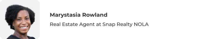 Photo of Marystasia Rowland, Real Estate Agent at Snap Realty NOLA