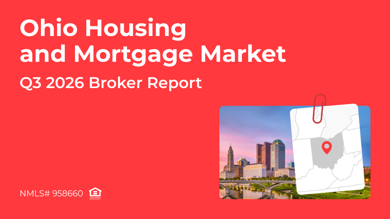 Blog cover for Ohio housing and mortgage market report