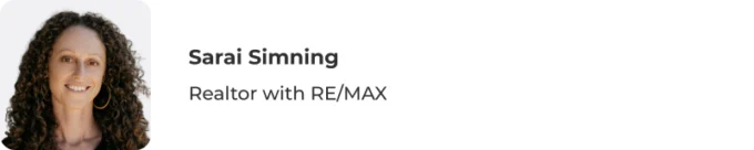 Banner for Sarai Simning, Realtor with RE/MAX