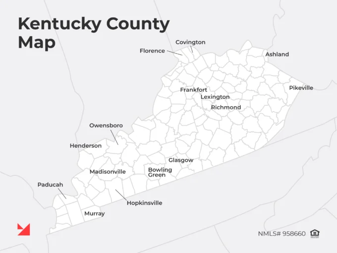 Kentucky County Map