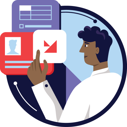 man-chooses-ad-for-airbnb-financing