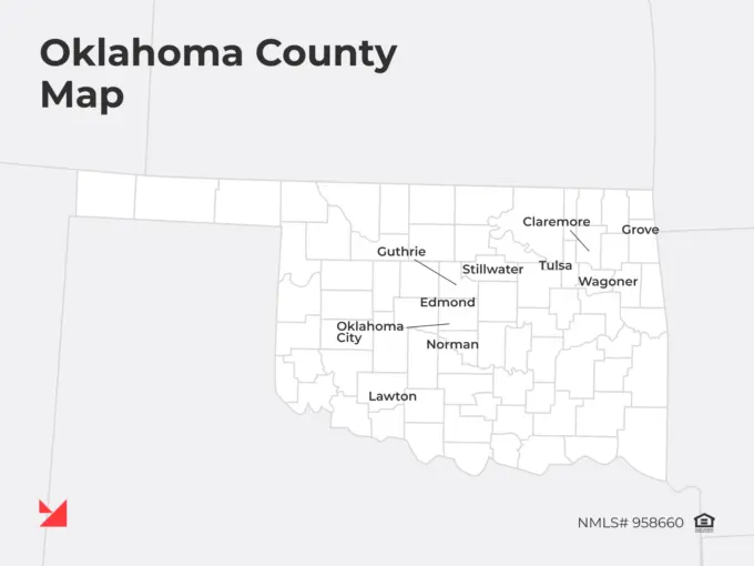 Oklahoma County Map